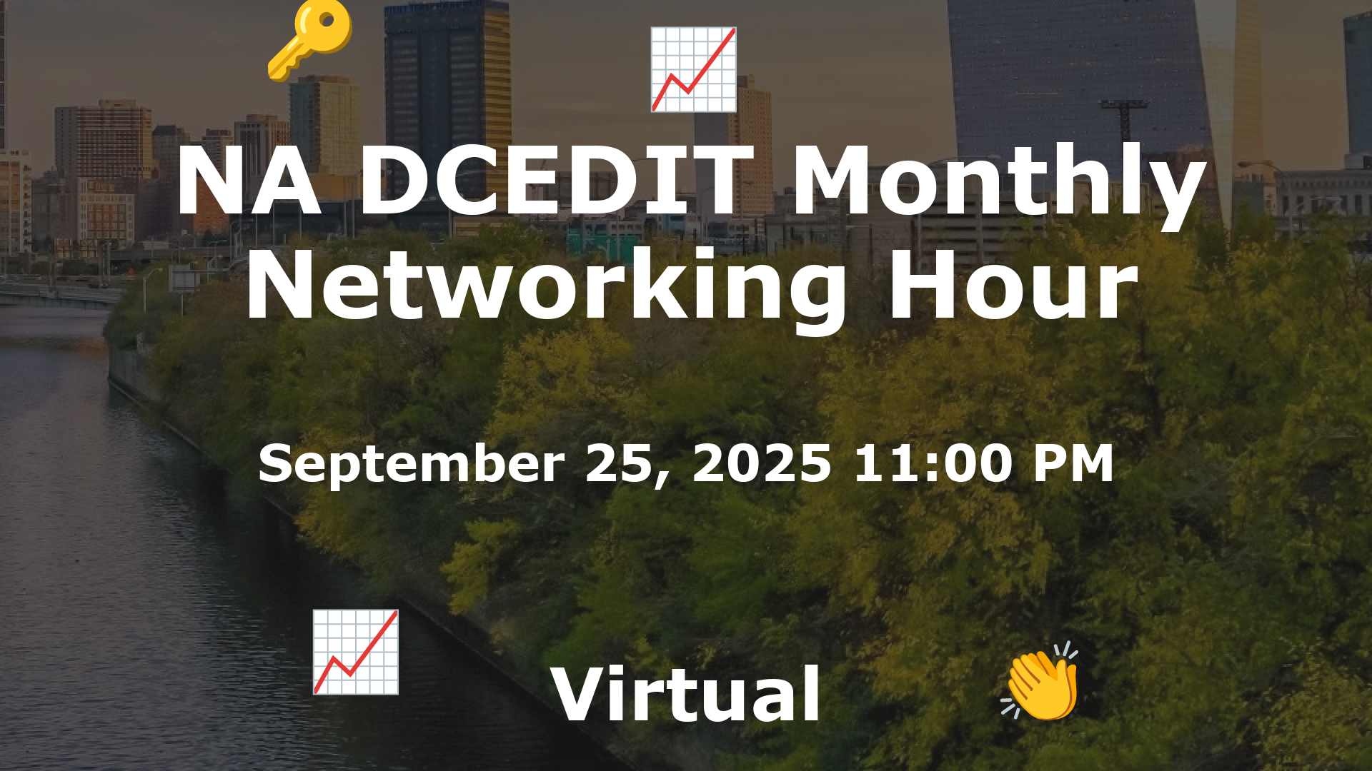 NA DCEDIT Monthly Networking Hour event image